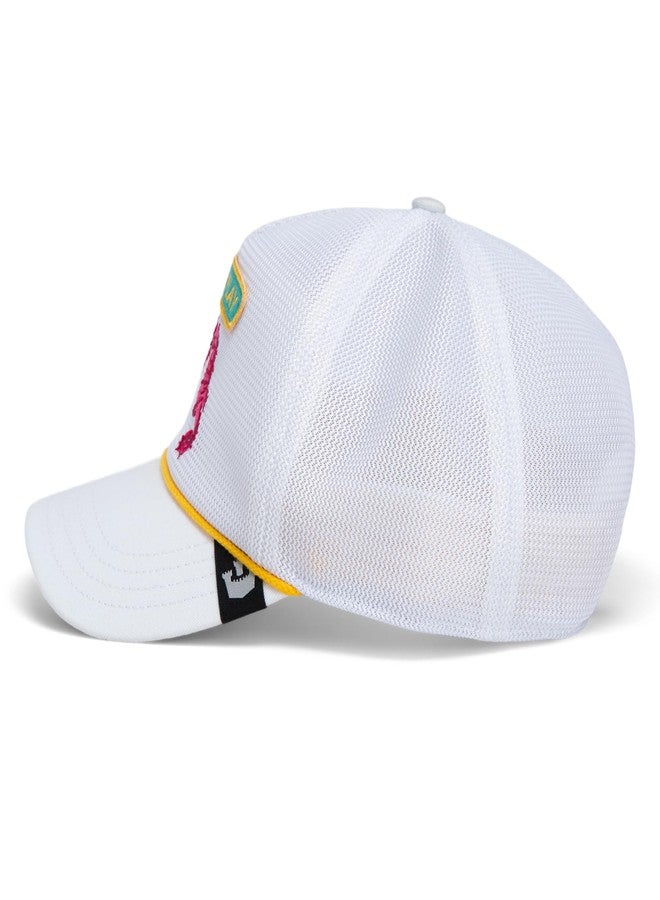 جورين بروس. قبعة سائق الشاحنة المريحة من مجموعة جوورين بروس سيرف روكرز للرجال والنساء، لون أبيض (أكوابالز)، مقاس واحد - Image 2