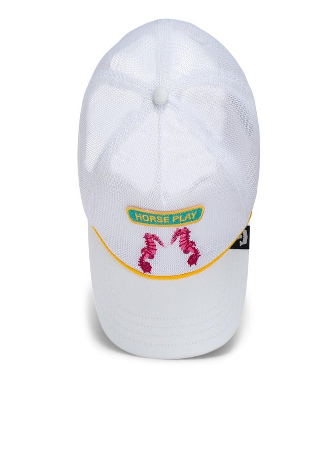 جورين بروس. قبعة سائق الشاحنة المريحة من مجموعة جوورين بروس سيرف روكرز للرجال والنساء، لون أبيض (أكوابالز)، مقاس واحد - Image 4