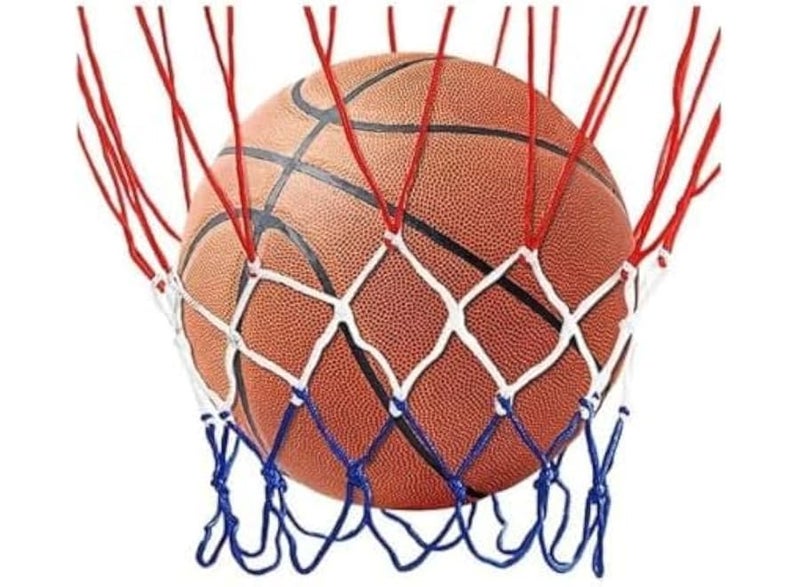 Double-ring basketball hoop, 45 cm diameter, multi-colored, made of polyethylene, for indoor/outdoor use, double-ring design, wall-mounted - Image 2