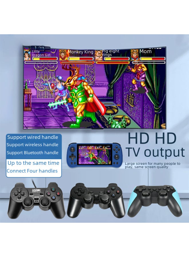 Powkiddy X55 Portable 5.5-inch Open Source Handheld Console Street Fighter Ps1 Emulator High Definition Gaming Machine-Product Color:x55 No Card, No System, No Machine-Model:Black - Image 4