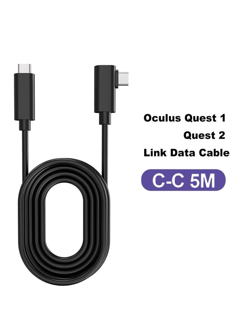 KASTWAVE - Type-C Streaming Cable for Quest 2 and Oculus Link Virtual Reality Headsethigh Speed Data Transfer and Fast Charging Connection Cable (5M) - Image 1