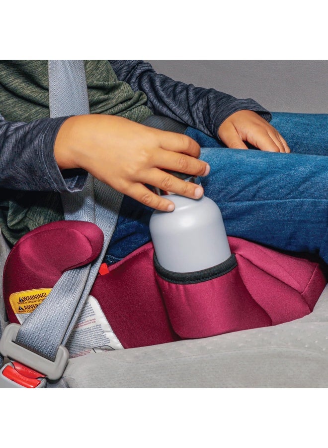 Diono Solana, No Latch, Pack of 2 Backless Booster Car Seats, Lightweight, Machine Washable Covers, Cup Holders, Pink - Image 4