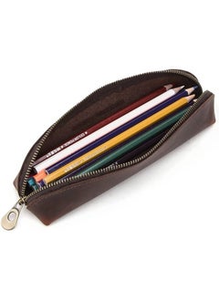 Cordova Leather Pencil Case Simple and Vintage  - Image 3