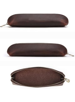 Cordova Leather Pencil Case Simple and Vintage  - Image 4