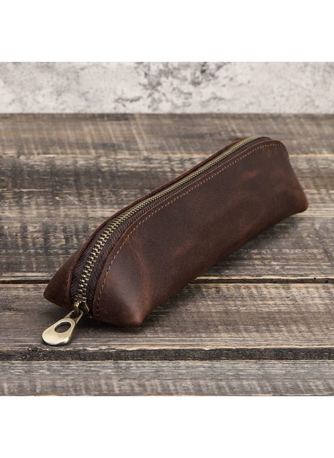Leather Pencil Case Simple and Vintage