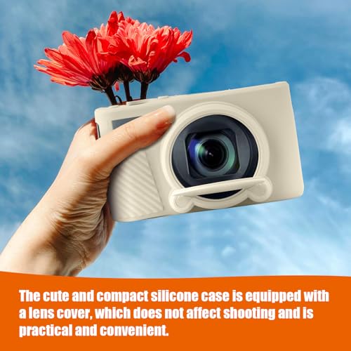 PEUTIER SX730 SX740 Camera Case, Slim Anti-Scratch Silicone Camera Protective Cover Soft Digital Camera Sleeve Compatible with Canon PowerShot SX740 SX730 HS Camera - Image 5