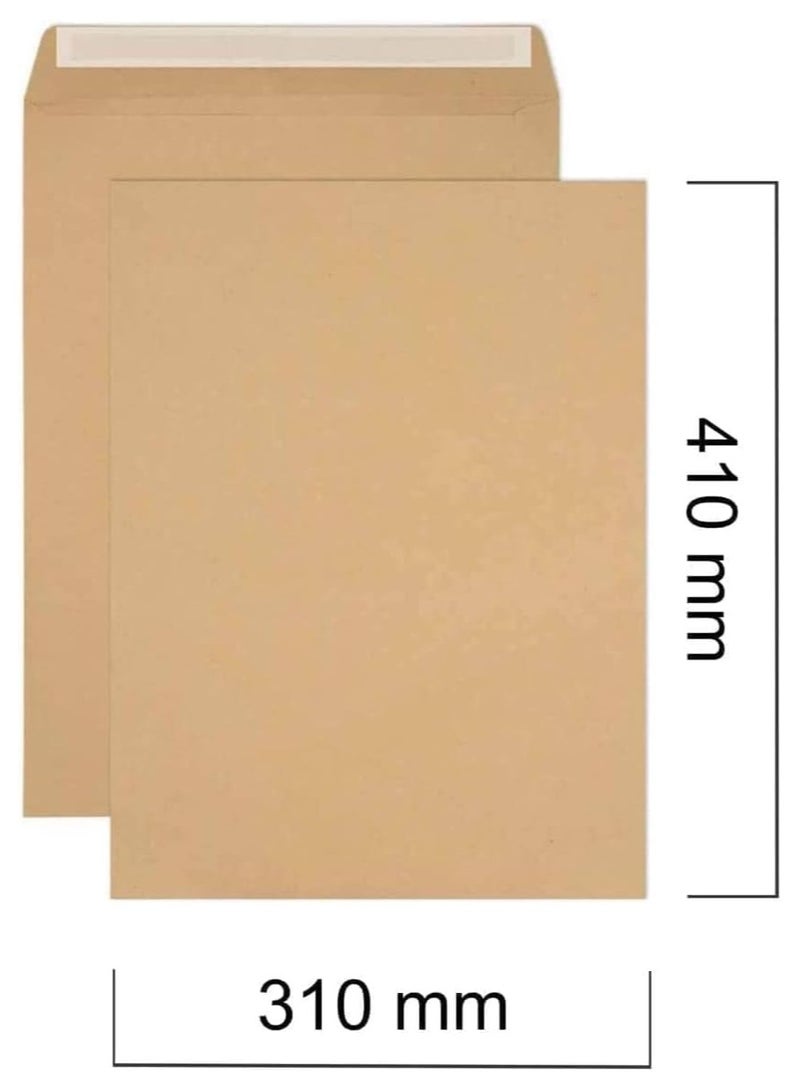 MARKQ [A3] مظروف بني [250 عبوة] 12” × 16” مظروف بريد ذاتي الإغلاق للإرسال للمنازل والمكاتب والتجارة الإلكترونية، 80 جرام - Image 2