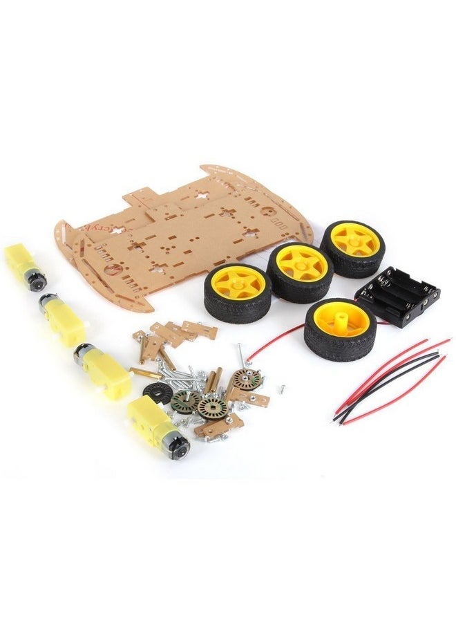 Robocraze - Robocraze DIY 4-wheel Drive Robot Smart Car Chassis Kits with Speed Encoder For RC Car - Image 1