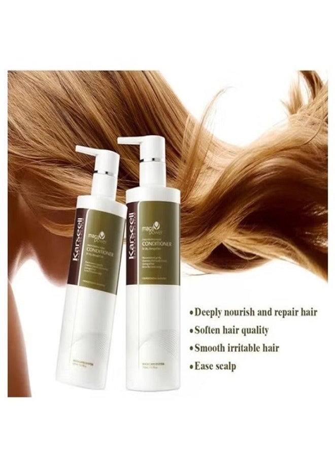 Karseell Hair Conditioner Karseell Argan Oil Organic Deep Conditioning Treatment Cream For Dry Damaged Coloured Hair 800ml  - Image 4
