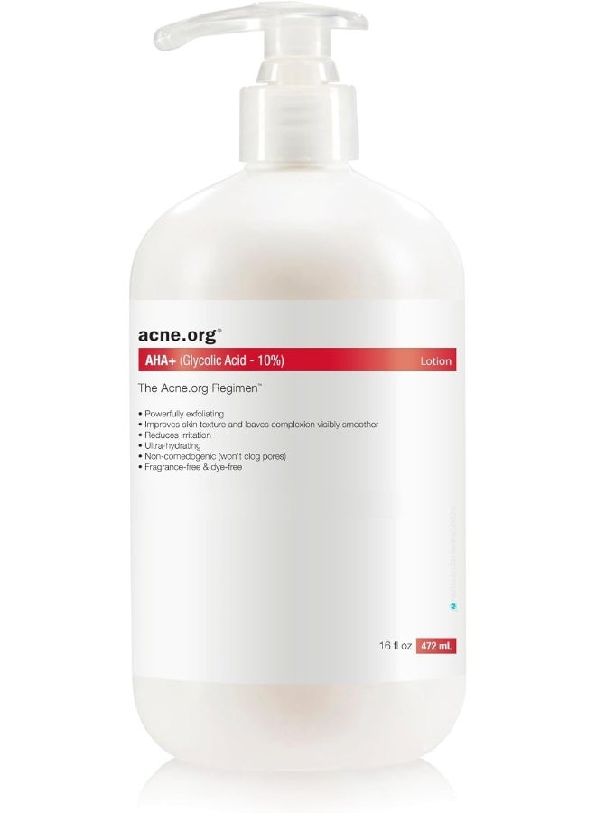 Acne.org 16oz AHA+ (10% Glycolic Acid) - Image 1