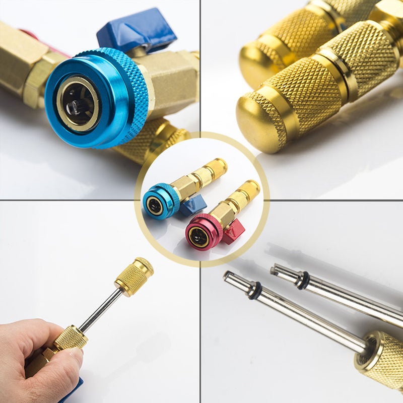 2pcs Air Conditioning Core Quick Remover Installer Low Pressure Tool Compressor Tool Car Accessories - Image 3