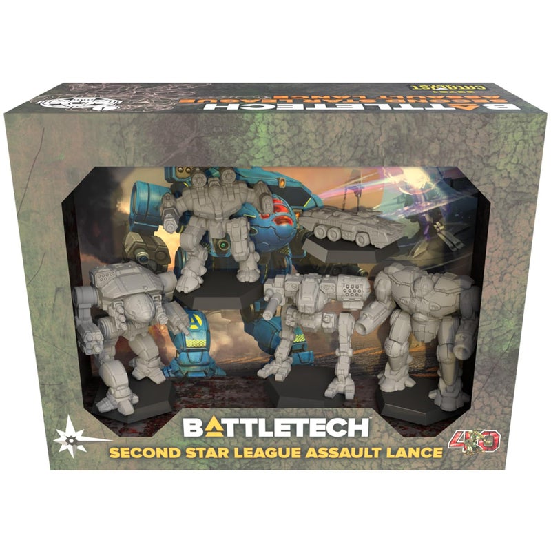 Catalyst Game Labs Second Star League Assault Lance 5 Miniatures Board Game for 1 Players and Ages 14 - Image 3