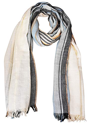 Zaina Unisex Cotton Viscose Scarf for All Ages (Multicolour, 70 x 180 cm) - Image 2