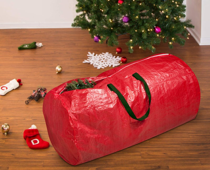 Honey Can Do Honey-Can-Do Holiday Tree Storage Bag, Red, Large - Image 2