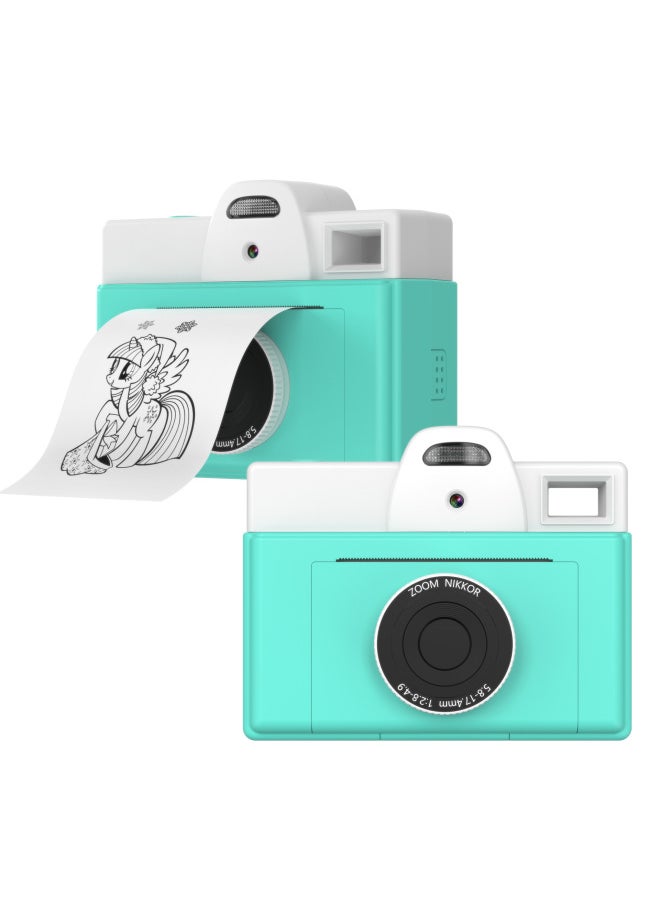 Generic Strict Selection Of Ccd Camera Children's Digital Camera Student Camera Children's Camera Dual Camera Mini Camera HD-Color:Q8 Camera + Lanyard + Manual + Data Cable  - Image 1