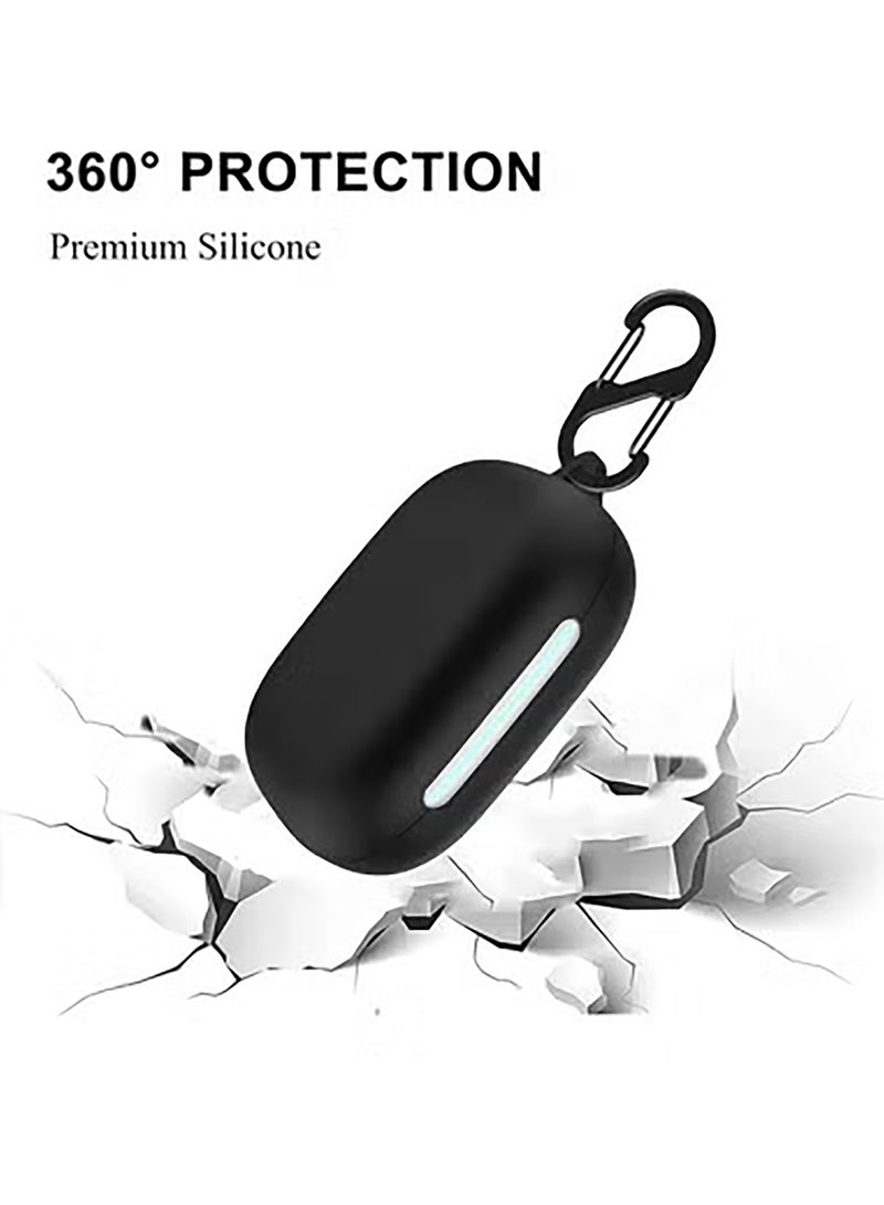 Silicone Case for Anker Soundcore AeroFit 2 Case Cover with Keychain/Cleaner Kit (Green) - Image 4