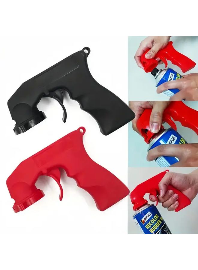Auto Portable Dot Handle Spray Gun Nozzle Color Changing Manual Paint Handle Blue - Image 1