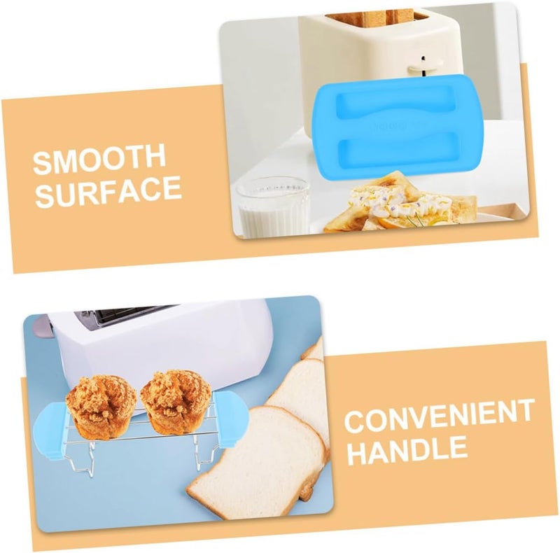 2-piece Toast Warming Rack Set Lid Toaster Rack Bread Warming Rack Griddle Accessory - Image 2