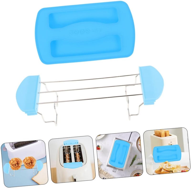 2-piece Toast Warming Rack Set Lid Toaster Rack Bread Warming Rack Griddle Accessory - Image 4