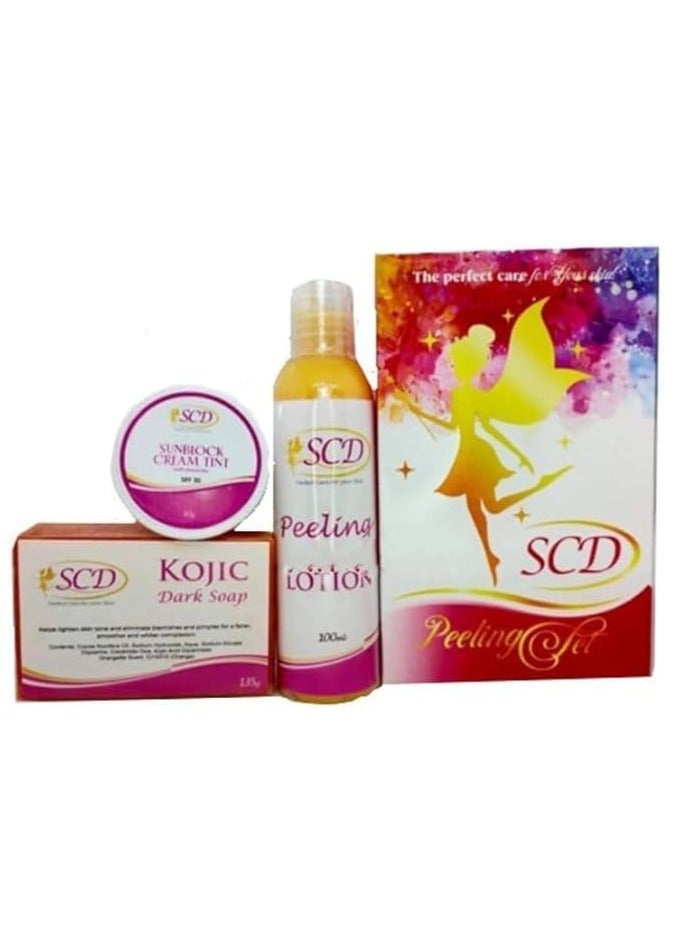 SCD Peeling LOTION.SUNBLOCK CREAM,SOAP Set 50ml - Image 1