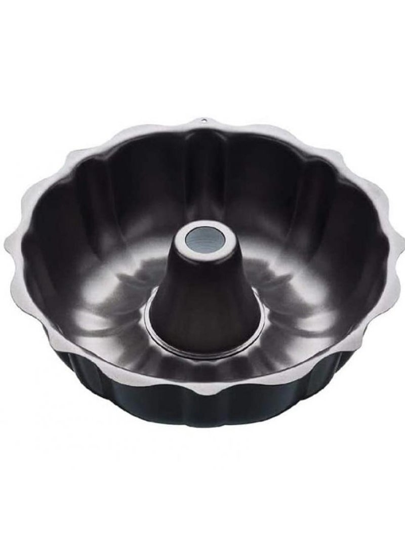 Alissa 10 Inch Bundt Fluted Non Stick Cake Pan Round Mold Leakproof Bakeware Oven Kitchen Home  - Image 1