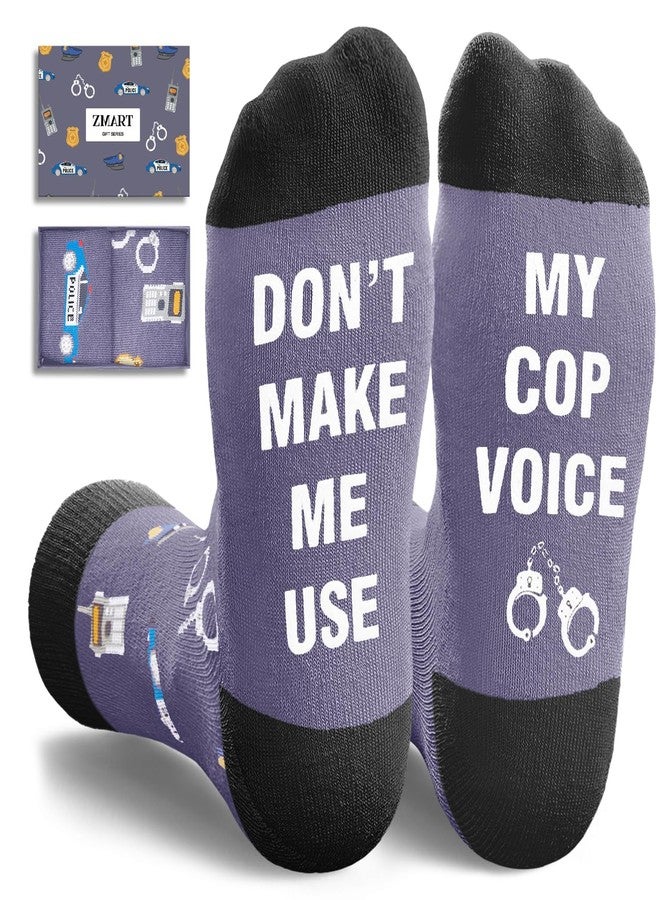 Zmart Police Officer Gifts Men - Cops Retirement Gifts for Police Chief, Cop Socks - Image 1