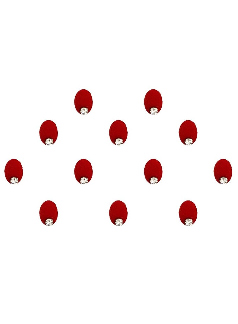 مملكة الإكسسوارات مجموعة ملصقات بيندي فاخرة من أكسسواريز كينغدوم | ملصقات بيندي قابلة لإعادة الاستخدام، لطيفة على البشرة للنساء والفتيات | ملصقات بيندي لجميع المناسبات | عبوة من 3 ملصقات - Image 3