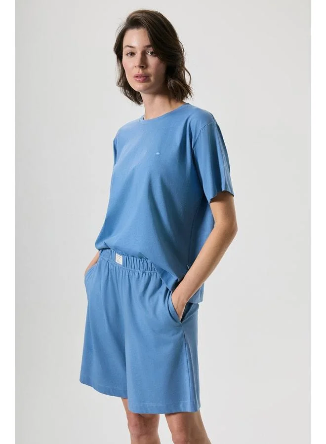 Penye Mood  100% cotton relaxed-fit shorts set. for Women | Best Price UAE