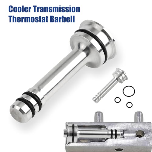 Jetuplusllc صمام تجاوز ترموستات مبرد النقل لجنرال موتورز 6L80 / 90 و 8L90 مع حلقات O من بونا مصنوعة بتقنية CNC من الألمنيوم - Image 2
