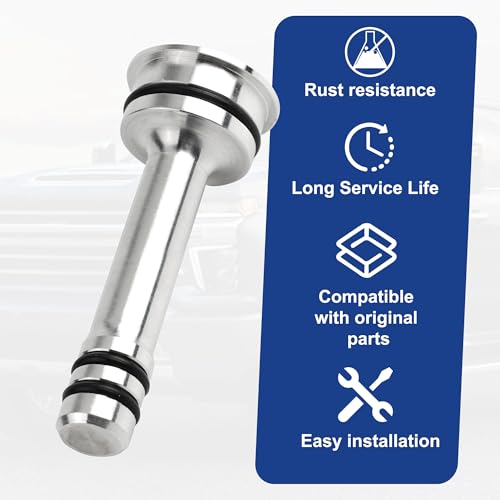 Jetuplusllc صمام تجاوز ترموستات مبرد النقل لجنرال موتورز 6L80 / 90 و 8L90 مع حلقات O من بونا مصنوعة بتقنية CNC من الألمنيوم - Image 4