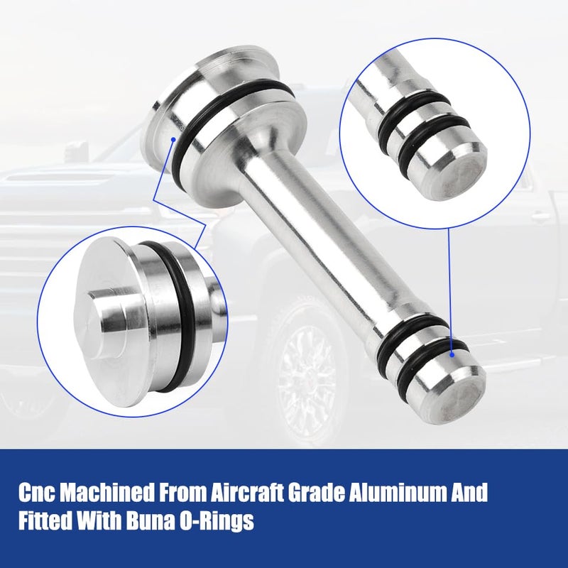 Jetuplusllc صمام تجاوز ترموستات مبرد النقل لجنرال موتورز 6L80 / 90 و 8L90 مع حلقات O من بونا مصنوعة بتقنية CNC من الألمنيوم - Image 3