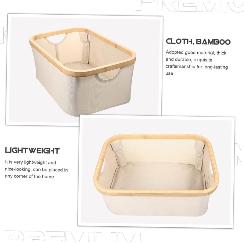 Laundry Basket Foldable Dirty Clothes Hamper Handles Large Storage Tote for Towels and Sundries Organizer for Home and College - Image 3