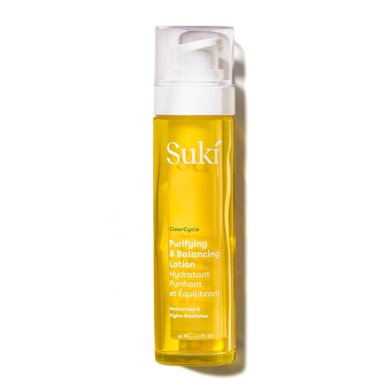 Suki Skincare Purifying and Balancing Day Lotion with Salicylic Acid  Hydrating Anti Aging Face Moisturizer for women with Active Lifestyles  Calming Face lotion for Oily or Acne Prone Skin 17oz