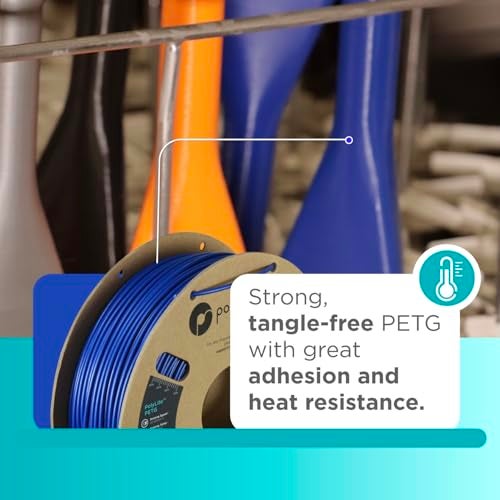 Polymaker PETG Filament 1.75mm 1kg Blue 3D Printer Filament, PolyLite PETG 3D Printing Filament 1.75mm, Dimensional Accuracy +/- 0.03mm, Print with Most 3D Printers - Image 2