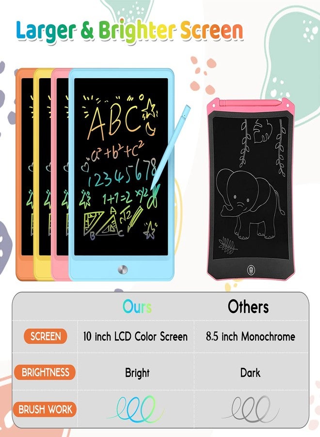ORSEN 10 Inch LCD Doodle Board Writing Tablet for Kids - Colorful Drawing Pad and Educational Toy Gift for 3-6 Year Old Boys and Girls - Image 3