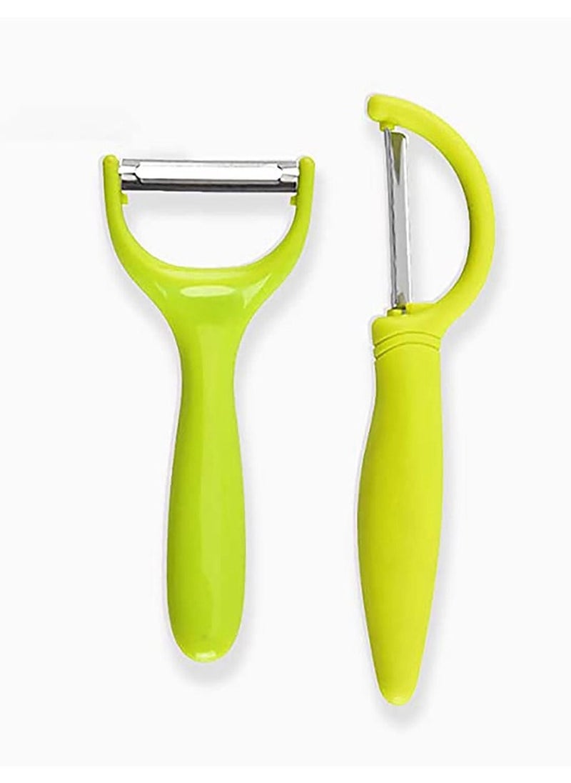 2 PCS Special Peelers for Kitchen, Fruit Peeler Apple Peeler, Potato Peeler set, Carrot Peeler, Cucumber Peeler and other Vegetable Peeler, Suitable for Left and Right Hand Use  - Image 1