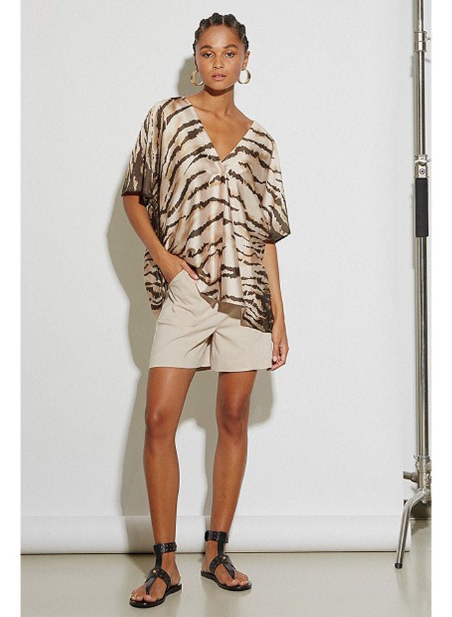 BSB Satin printed blouse - Image 1