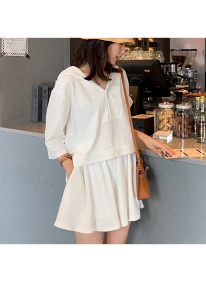 Song Feng Ya Summer New Casual Fashion Youthful Stylish Internet-famous Streetwear Salt-style Outfit Two-piece Set Women's Trendy - Image 2
