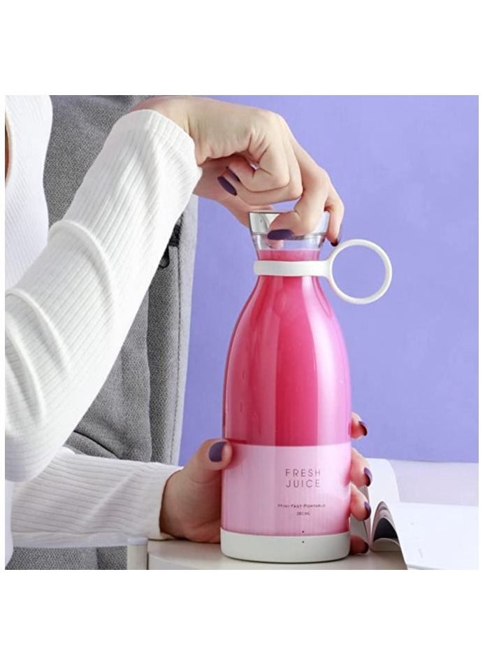 Arabest - Personal Size Blender, Portable Blender, Battery Powered USB Blender (Pink) - Image 1