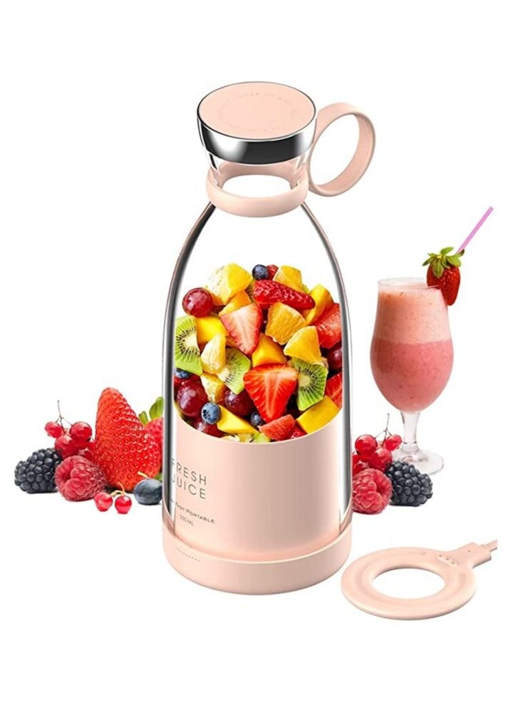 Arabest - Personal Size Blender, Portable Blender, Battery Powered USB Blender (Pink) - Image 1