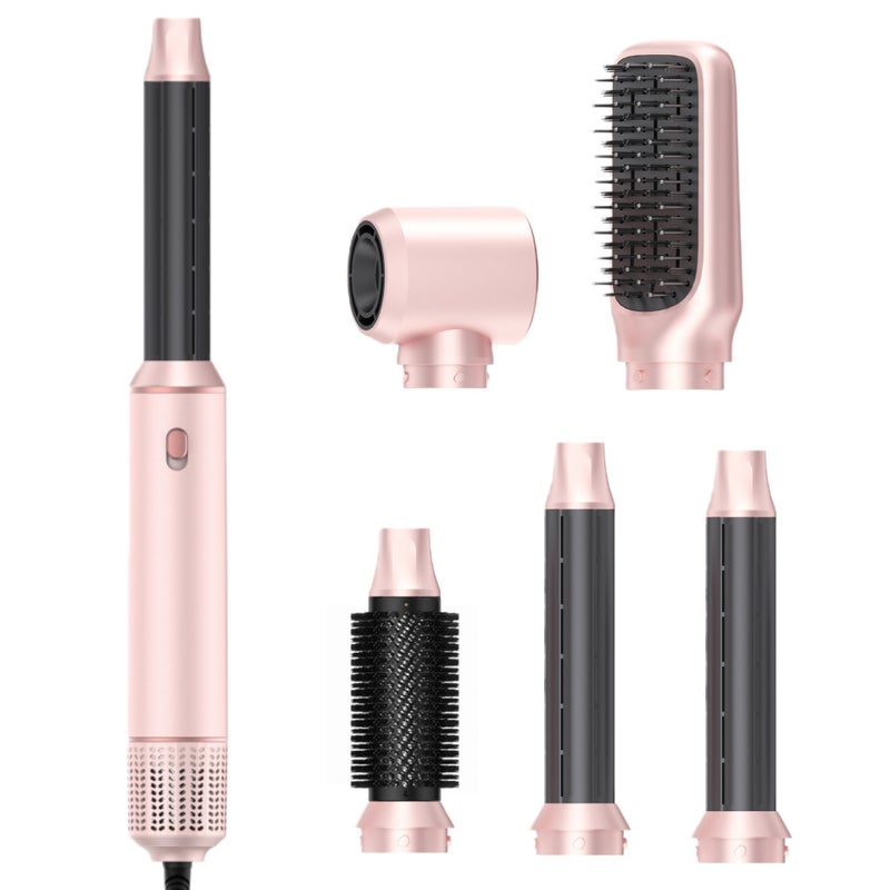 Hot Air Comb Five-in-One Multifunctional Styling Hair Dryer with High Power Brush Motor