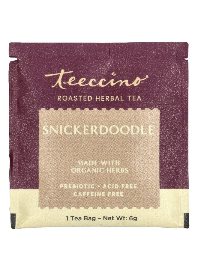 teeccino - Teeccino, Roasted Herbal Tea, Snickerdoodle, Caffeine Free, 10 Tea Bags, 2.12 oz (60 g) - Image 1