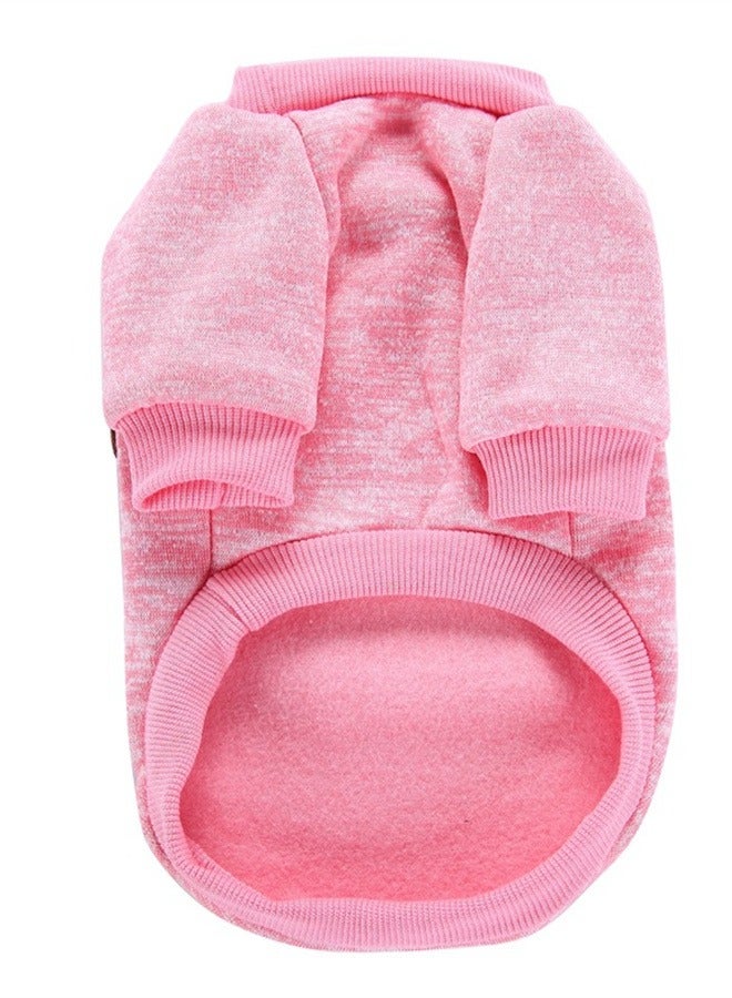 Loquat Squality Pet Dog T-shirt Clothing Autumn And Winter Pink - Image 2