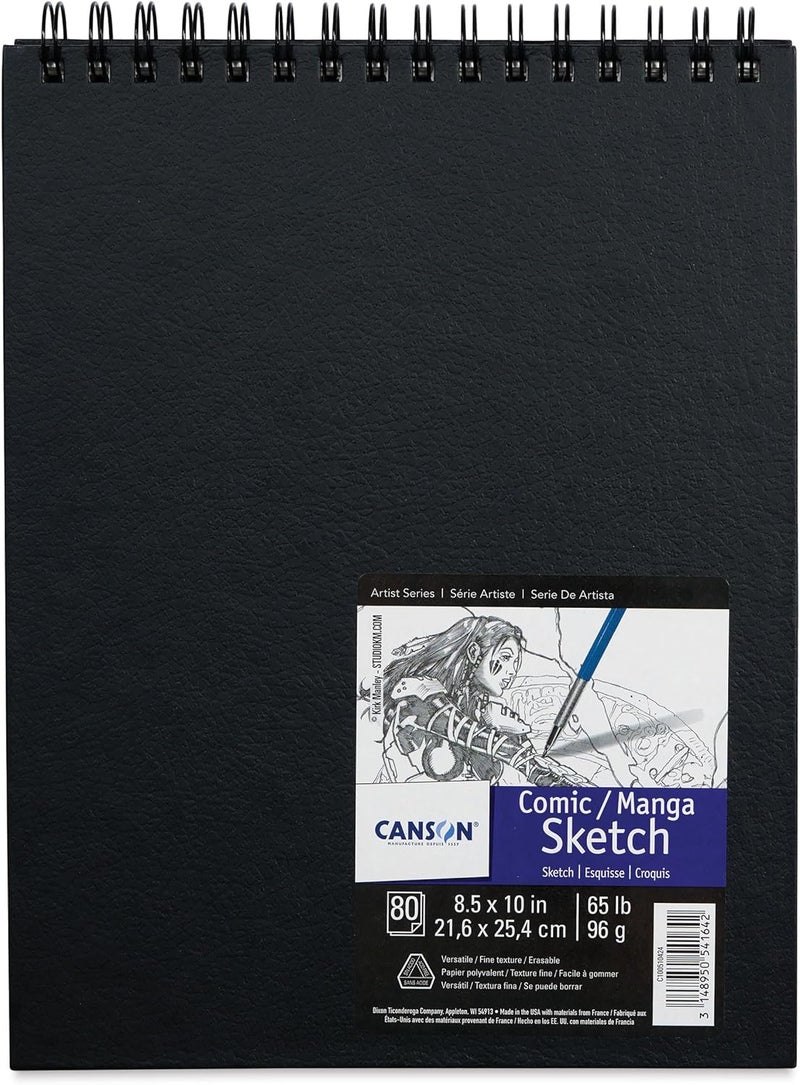 Canson Comic  Manga Hardcover Sketch Book 85x11 Inch