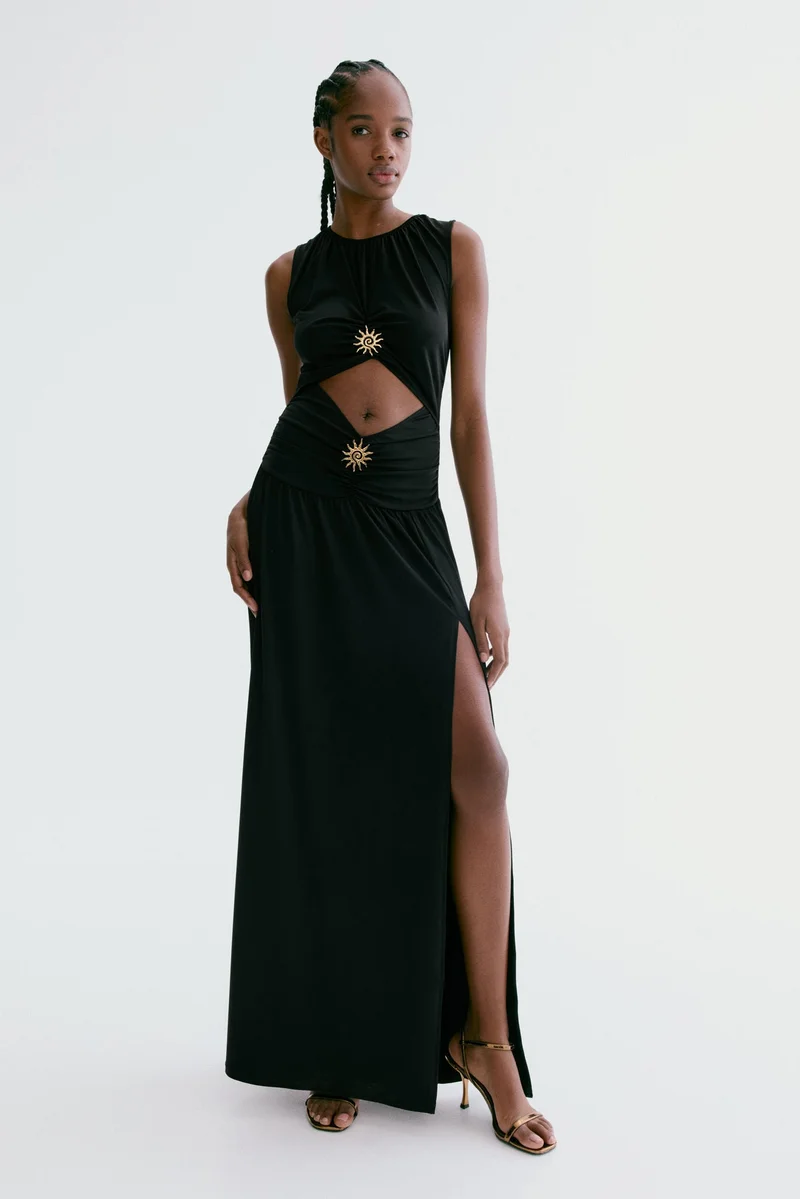 H&M  Cut-out maxi dress for Women | Best Price UAE