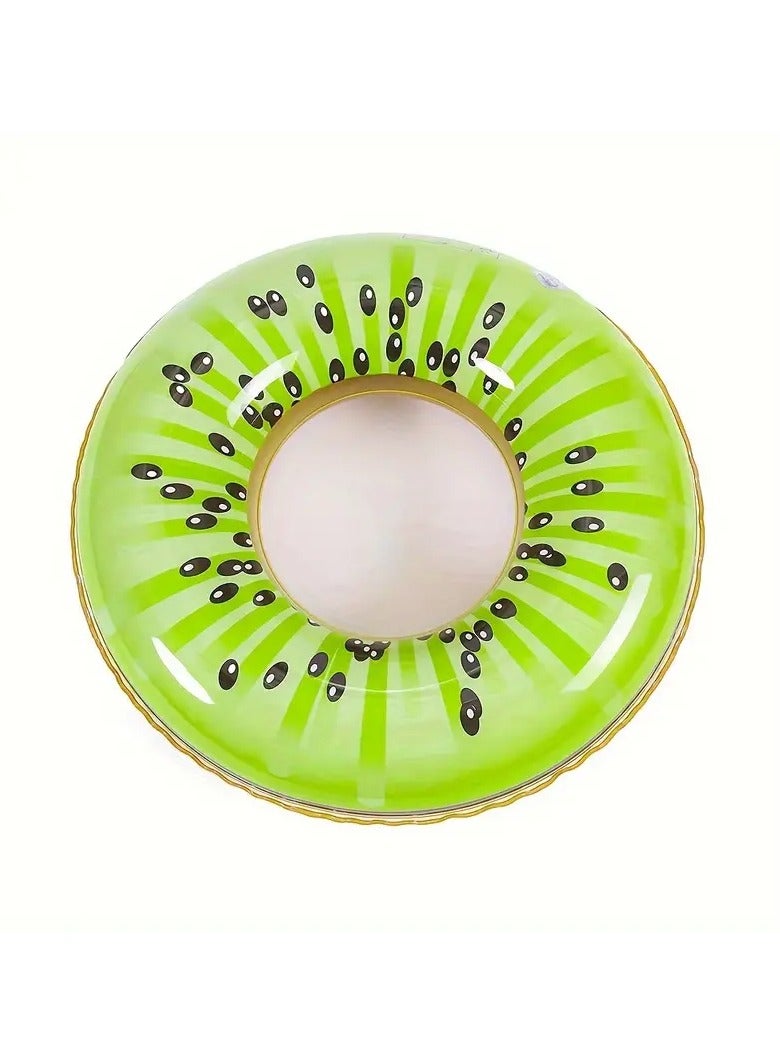 Goolsky 1pc Swimming Ring, Thickened Fruit Inflatable Swimming Ring, Summer Water Park Floating Survival Ring(70#) - Image 1