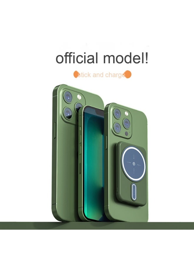10,000mAh Slim Magnetic Power Bank - Fast Charging Wireless Charger with High Capacity, Compact and Portable - Image 2