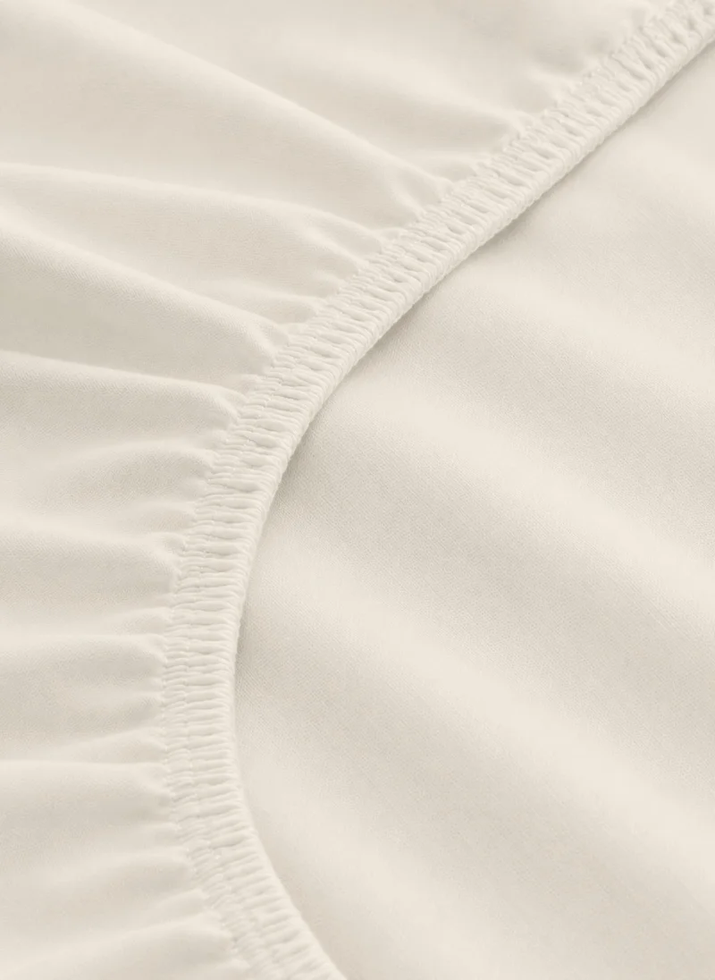 يسكن 500 Thread Count 100% Egyptian Cotton Sateen Fitted Sheet