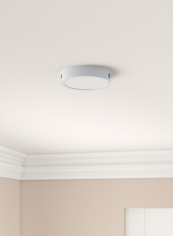 D'Mak Round Surface 6 Watts LED Panel Dust Proof Lights with IC Driver Energy Saver (White, IP50 ) - Pack of 2 - Image 2