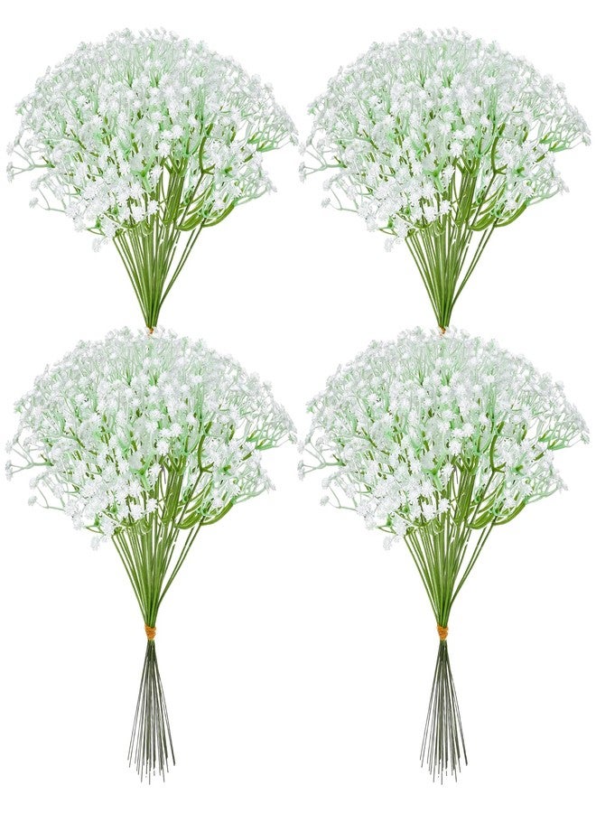 Caeuiciw 120PCS Baby Breath Artificial Flowers Babies Breath Flowers Artificial Bulk Faux Flower Bouquet White Flores Real Touch Fake Flower Arrangements Wedding Centerpieces Tables Decorations - Image 1